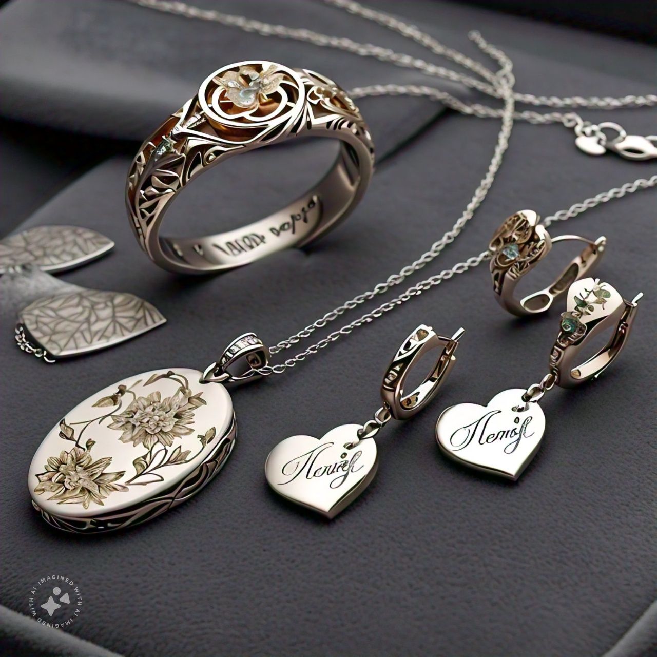 Engraved Jewelry Anniversary Gift